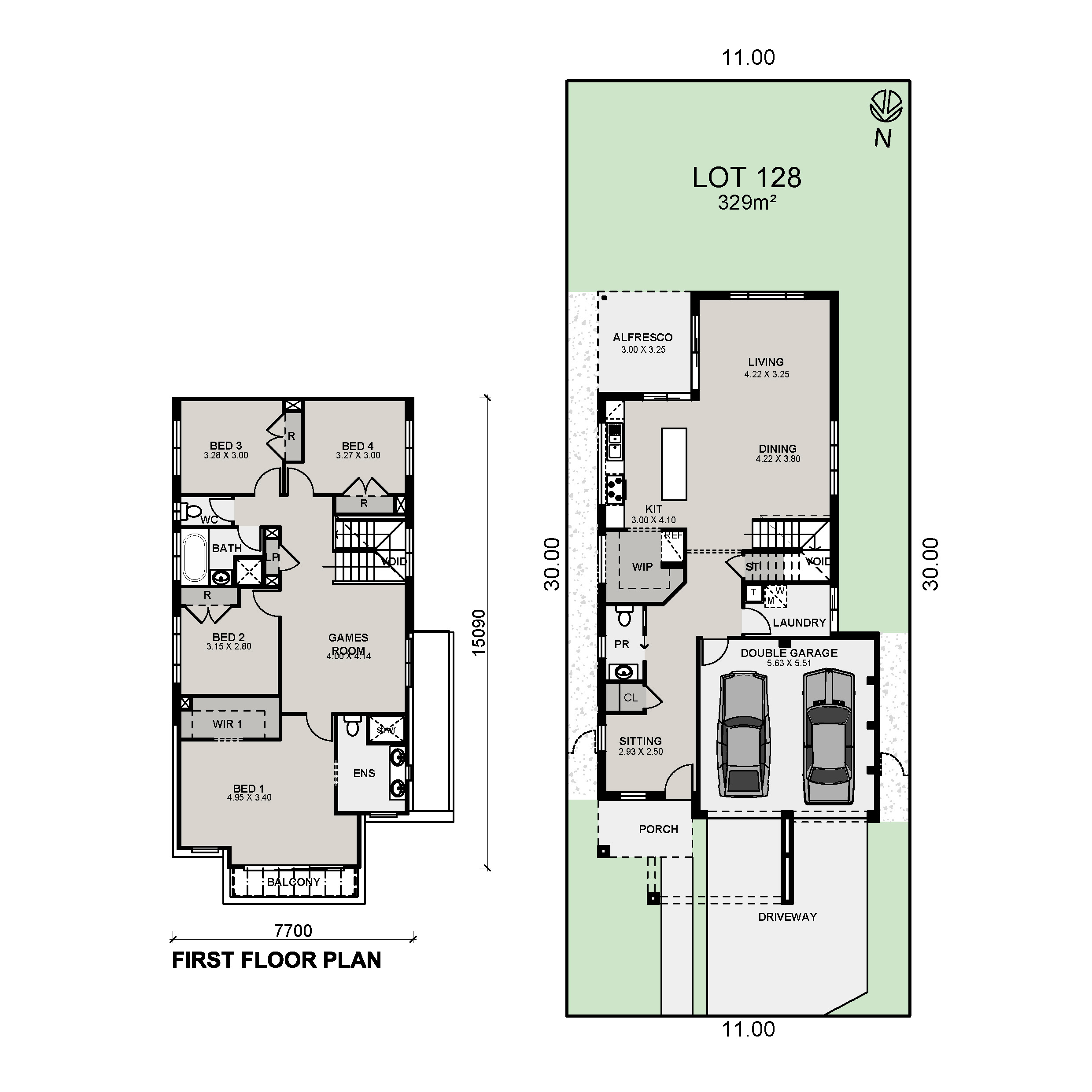 Lot 128 Savoy 27 Modified Custom Facade TC2 Color Plan