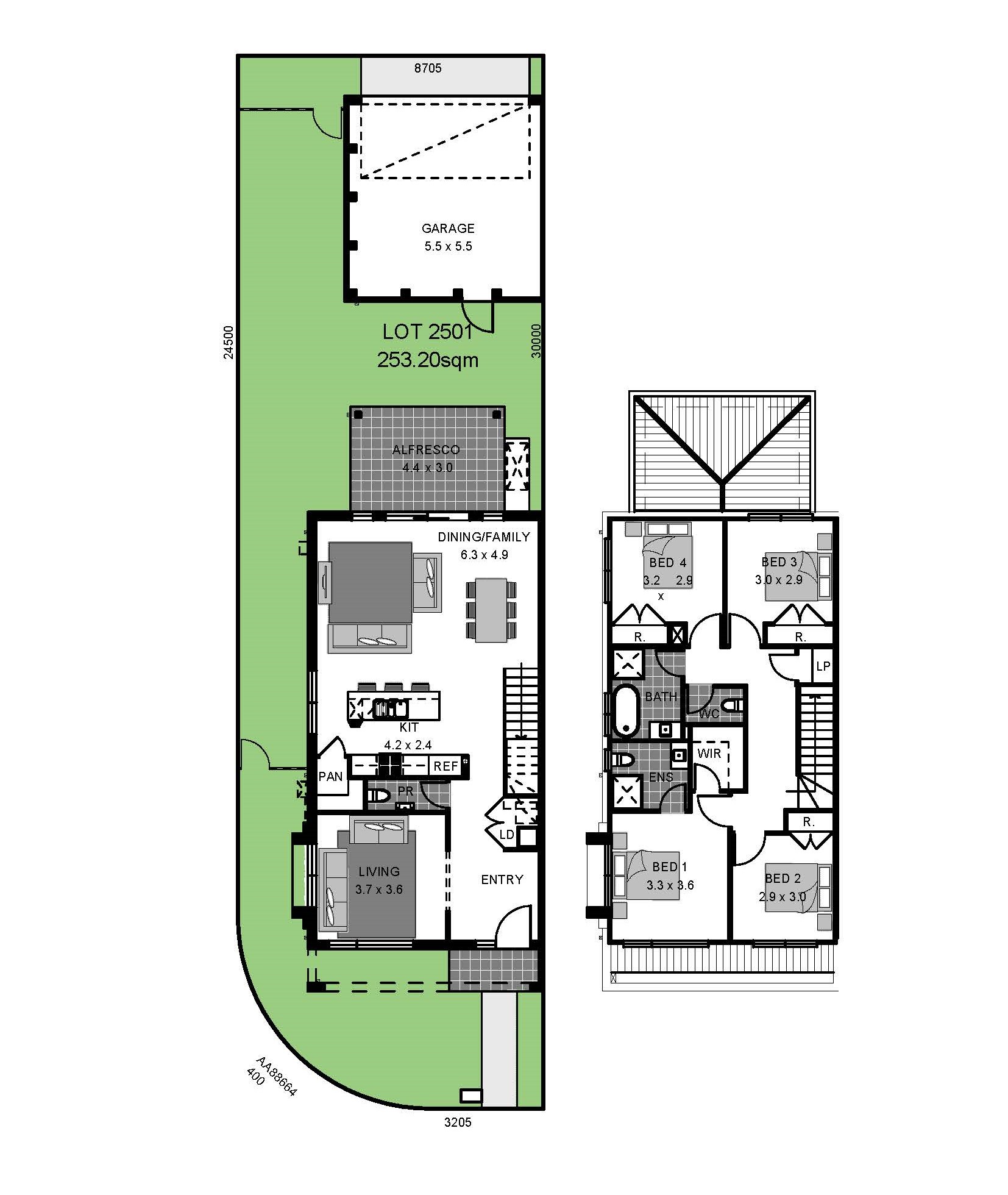 Lot 2501 Plan