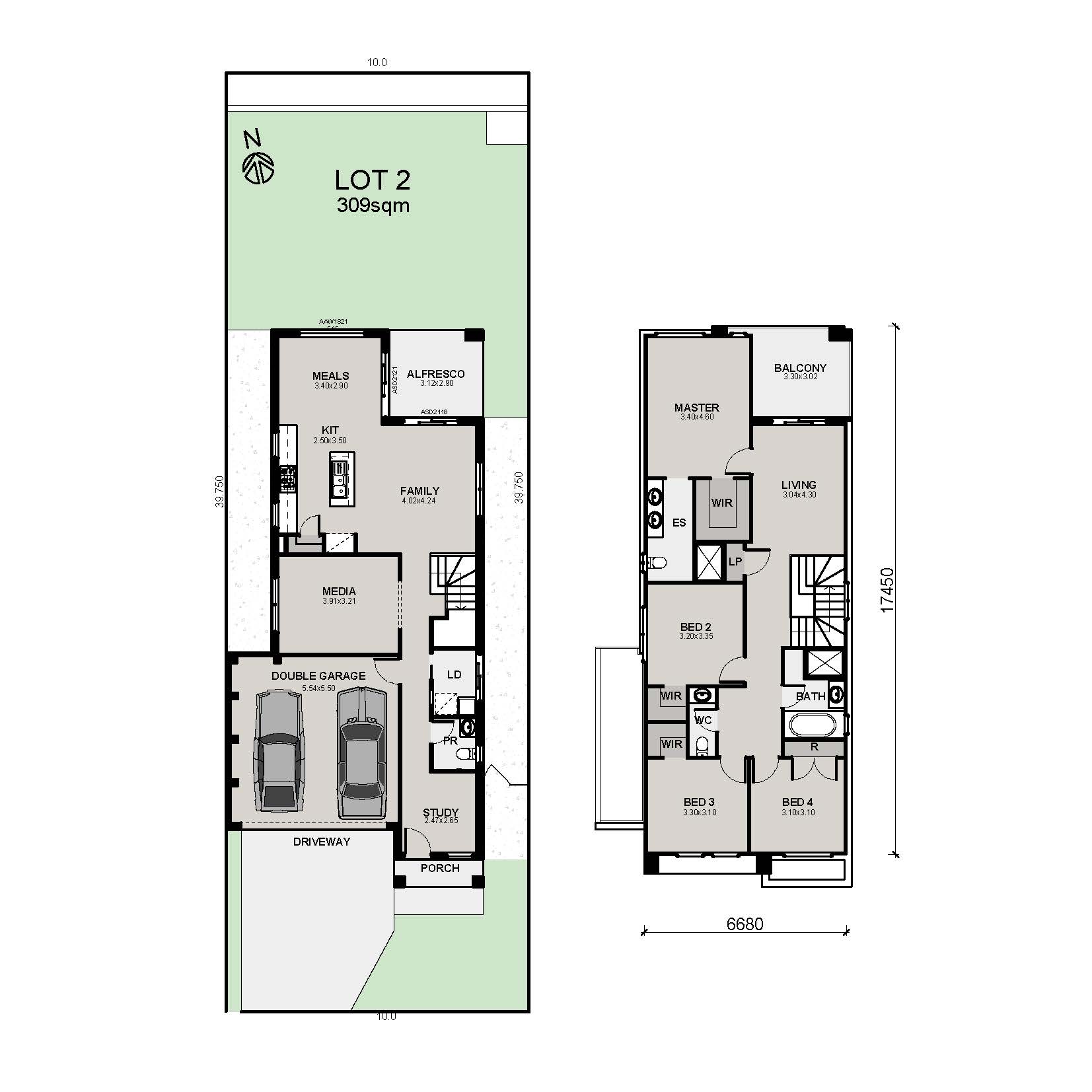 Lot 3001 King Central Lot 2 Color Plan