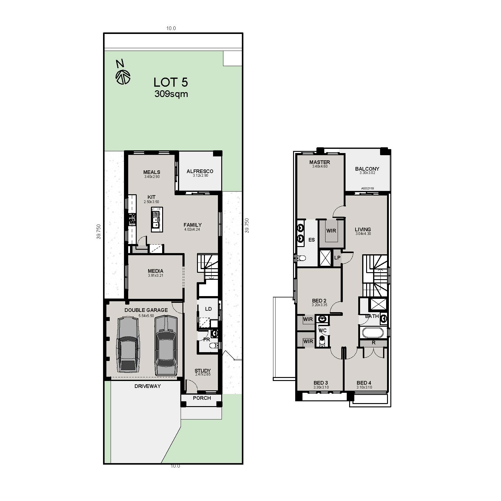 Lot 3001 King Central Lot 5 Color Plan